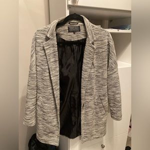 Salt & Pepper Oversized Blazer